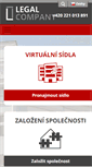 Mobile Screenshot of legalcompany.cz